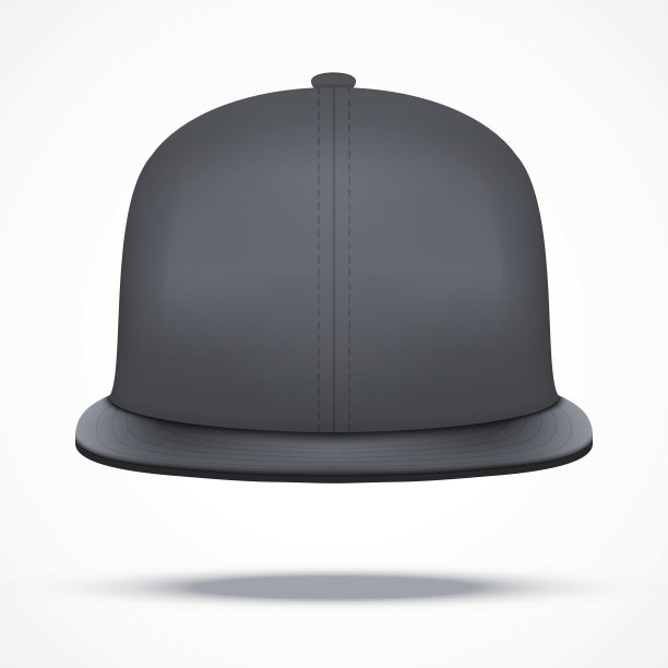 男性黑色说唱帽的布局图片下载