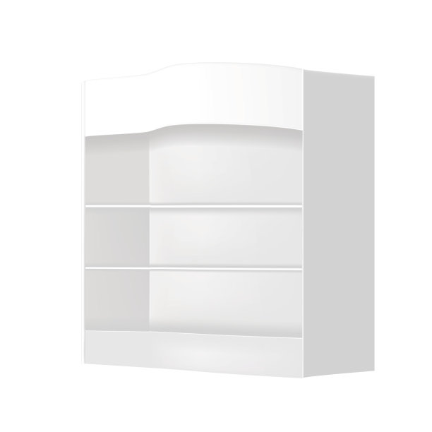 白色灰色POS POI户外/室内3D广告展示图片下载