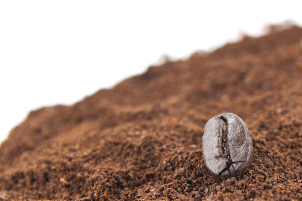 磨碎的咖啡豆图片下载