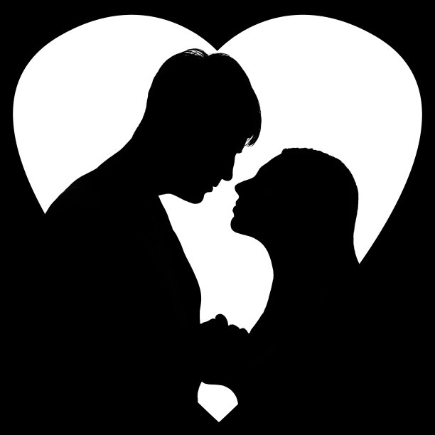 轮廓的恩爱图片下载