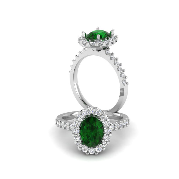 翡翠椭圆形环图片下载