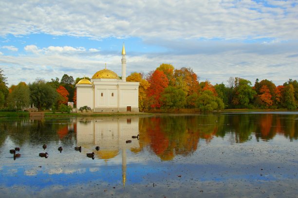 秋天的早晨图片下载