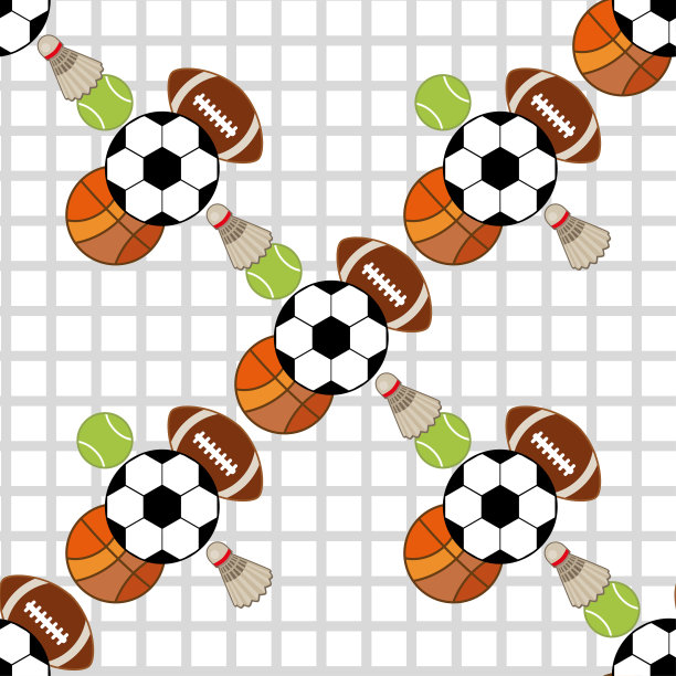 无缝模式与运动图标图片下载