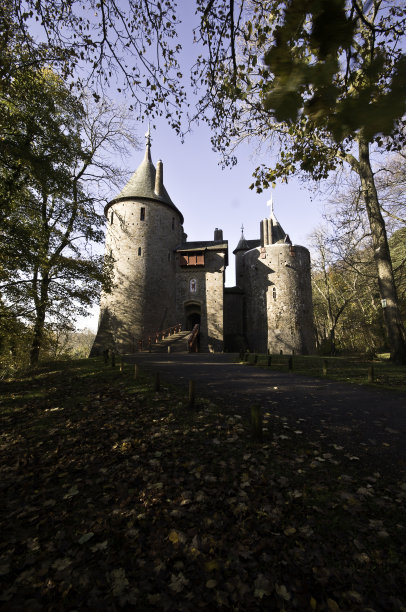 科奇城堡，正面肖像图片下载