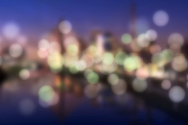 模糊的灯光散景图片下载