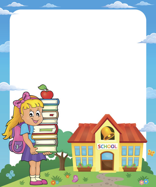 和3号女学生相框图片下载