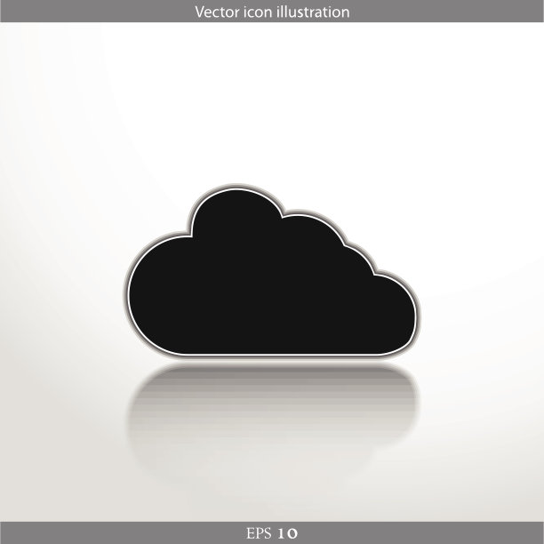 矢量云网页平面图标图片下载