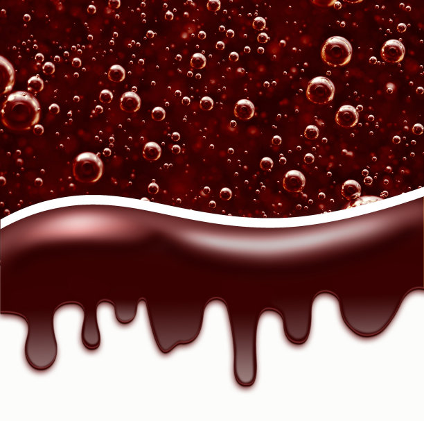 巧克力滴，从液体巧克力波，文本区域图片下载
