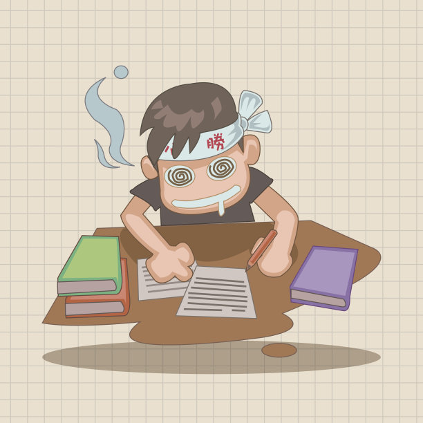 学生卡通主题元素图片下载