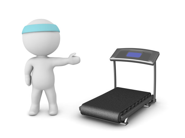 3D角色显示跑步机图片下载