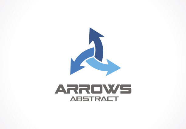 商业公司的抽象标识。技术，工业，物流，配送理念图片下载