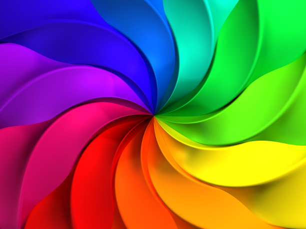 彩色抽象风车图案背景图片下载