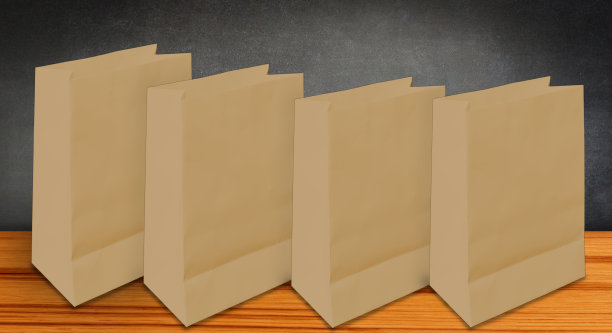 四个纸袋图片下载