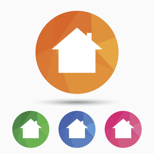 家里信号图标。主页按钮。导航图片下载