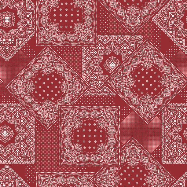 印花大手帕设计拼凑图片下载