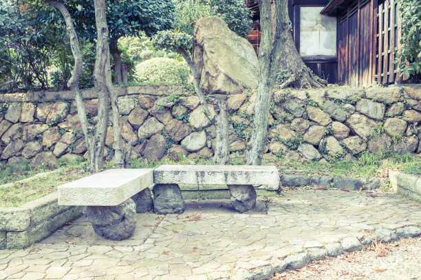 长凳风景/ tomonura市中心图片下载