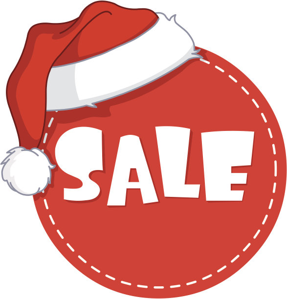 圣诞节销售标签图片下载