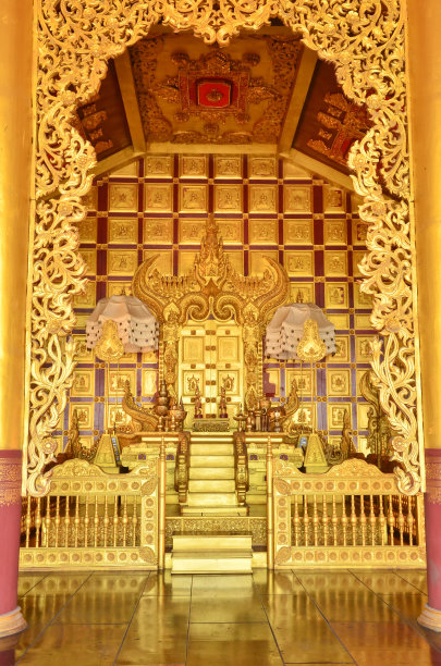 古董金色的内部图片下载