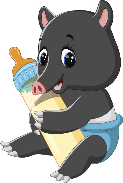 可爱的貘卡通图片下载