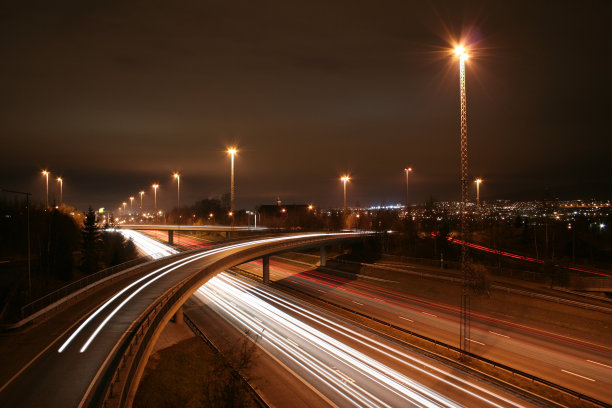 奥斯陆城市灯光图片下载