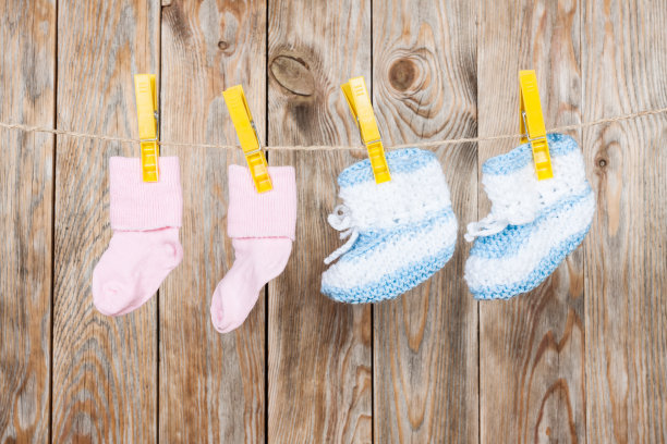 针织婴儿袜子图片下载