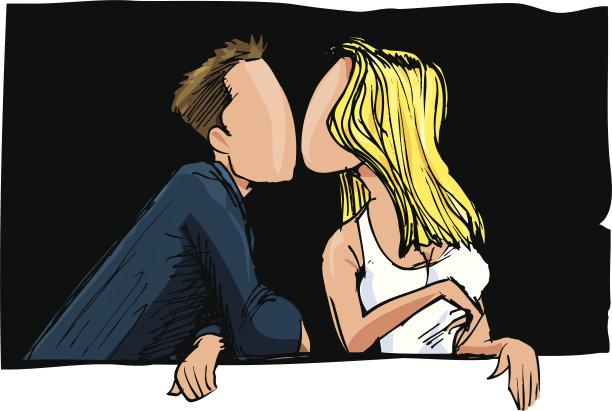 接吻的情侣图片下载