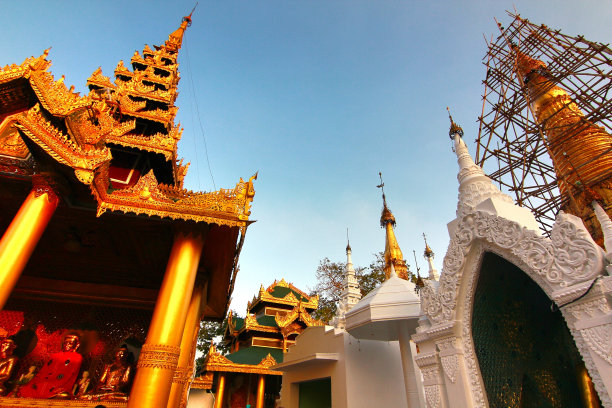 缅甸仰光的大金塔图片下载