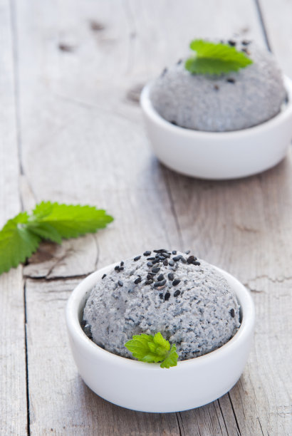 黑芝麻冰淇淋图片下载