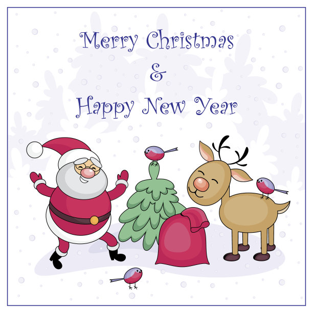 圣诞贺卡图片下载