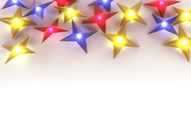 照明的星星图片下载