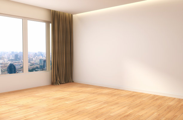 内部有大窗户。三维演示图片下载