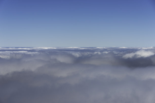 蓝天和天边的白云图片下载