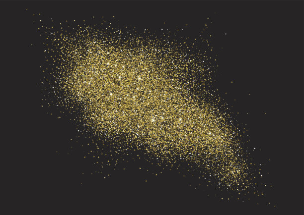 抽象的金色闪光飞溅背景图片下载