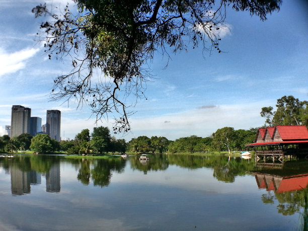 泰国曼谷的公园。图片下载
