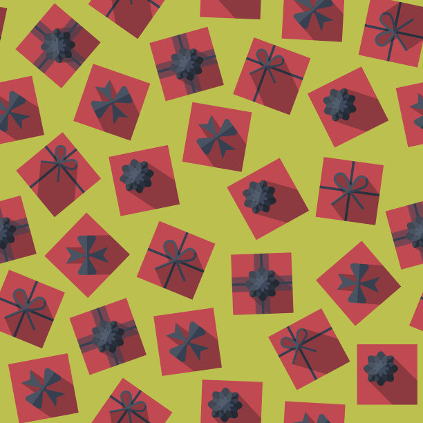 无缝模式与礼品盒图片下载