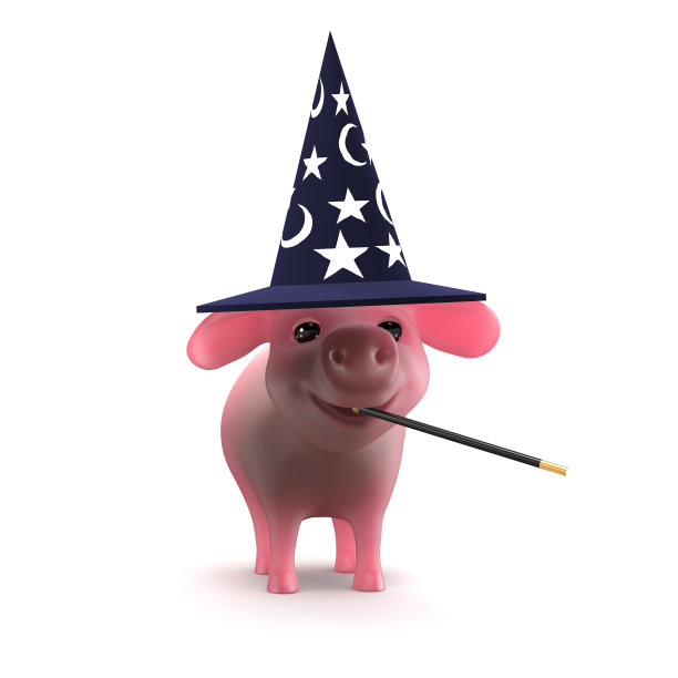 3 d小猪的施法者图片下载