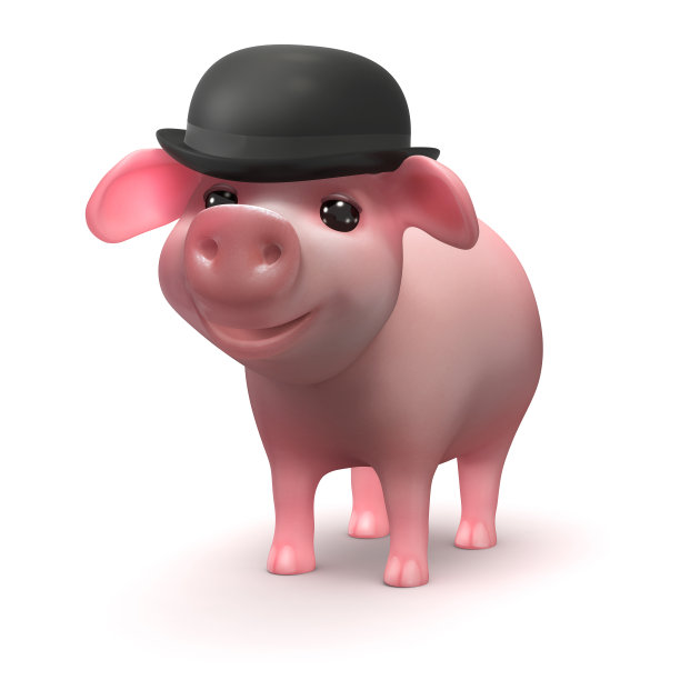 3d小猪宝宝商人图片下载