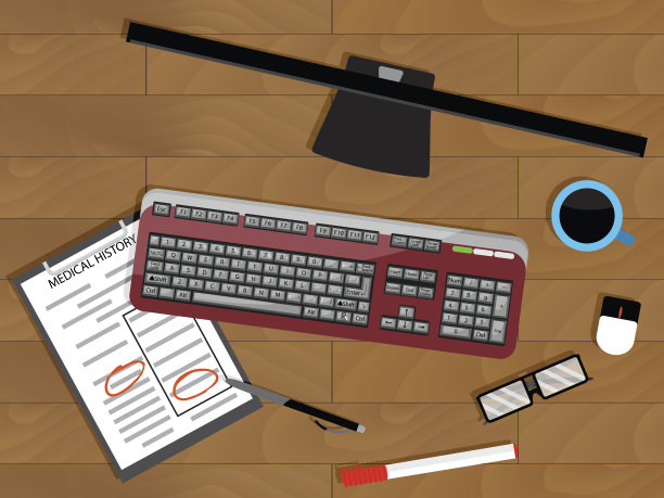 工作场所主任医师向量图片下载