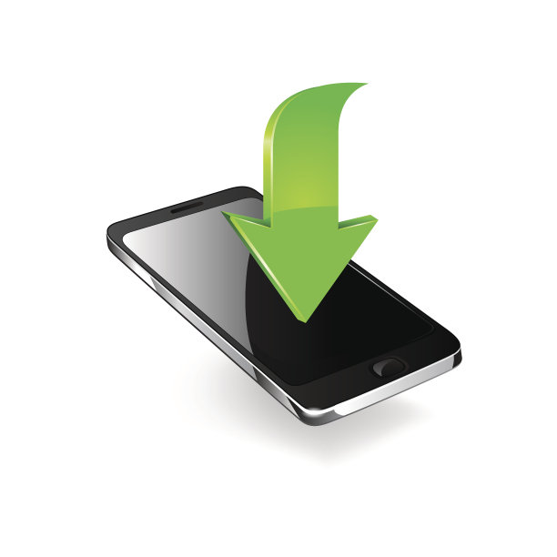 智能手机可编辑矢量文件。图片下载