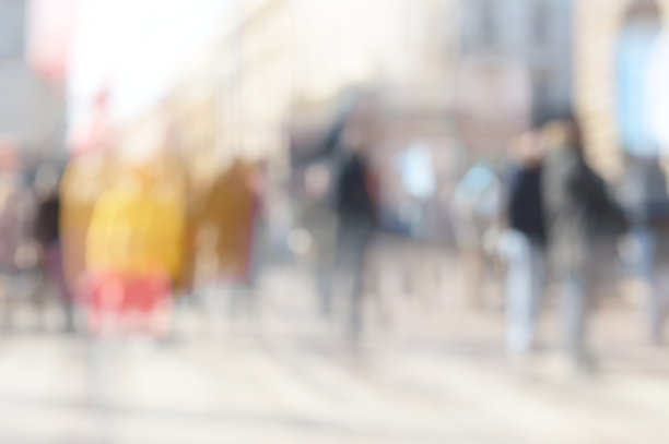 散焦模糊的灯光图片下载