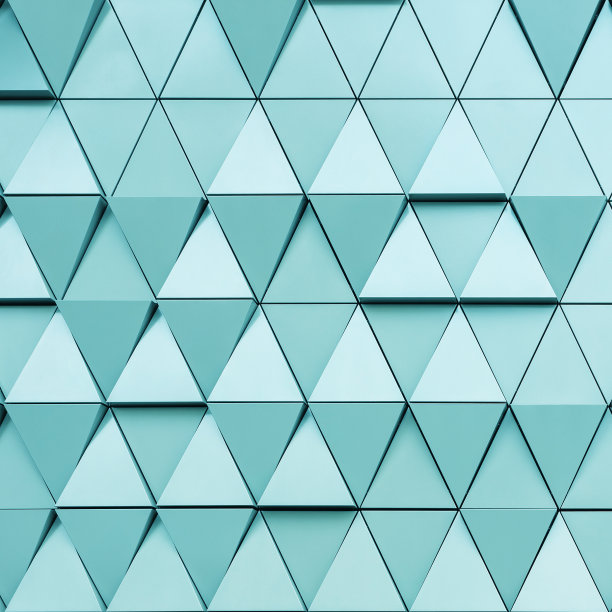 抽象的三维插图建筑图案图片下载