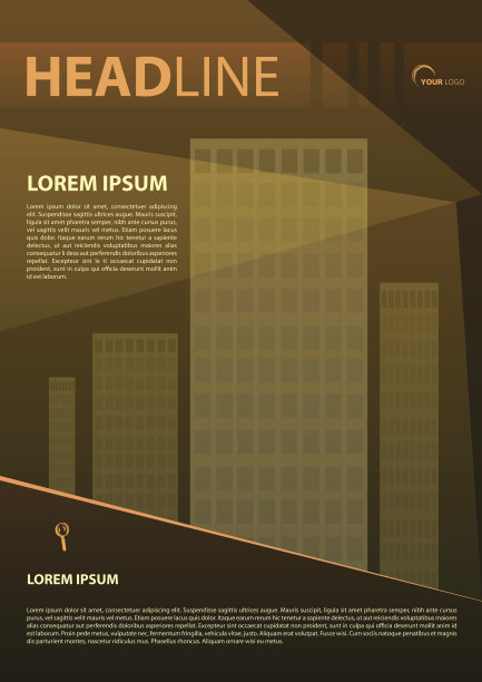 矢量传单企业模板图片下载