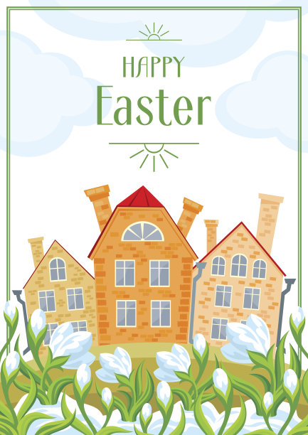 复活节快乐贺卡图片下载