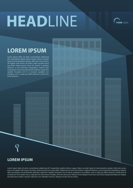 矢量传单企业模板图片下载