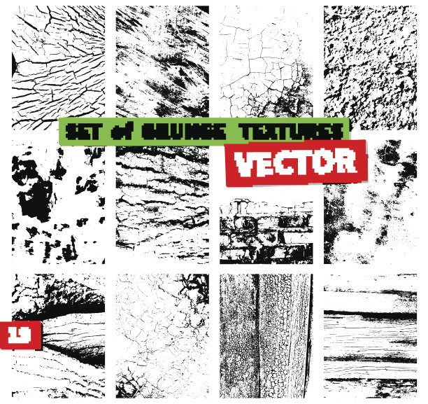 一组垃圾纹理图片下载