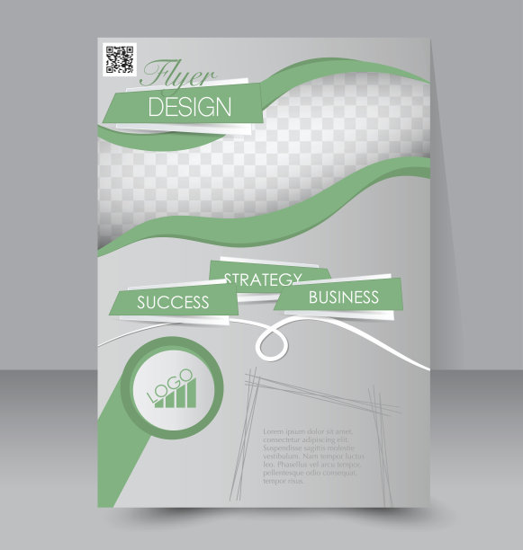 传单模板。业务手册。可编辑的A4的海报图片下载