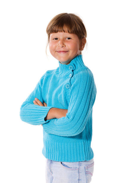 快乐微笑的女孩图片下载