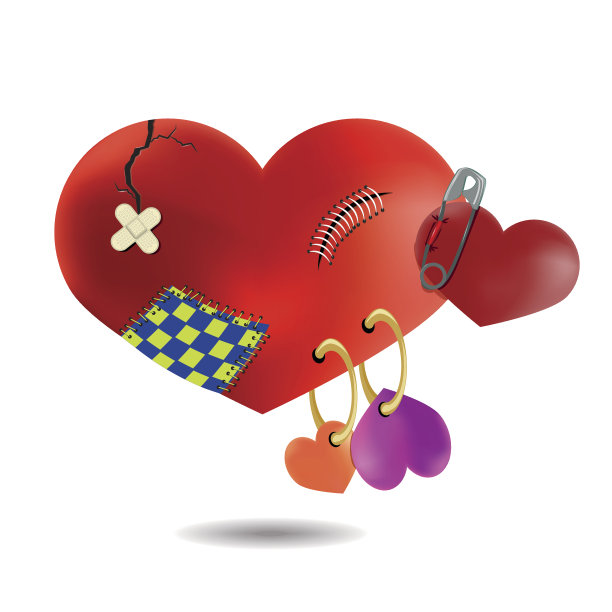 经历了很多段感情之后心碎的概念，图片下载