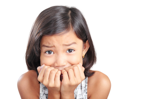 女孩在恐惧中图片下载