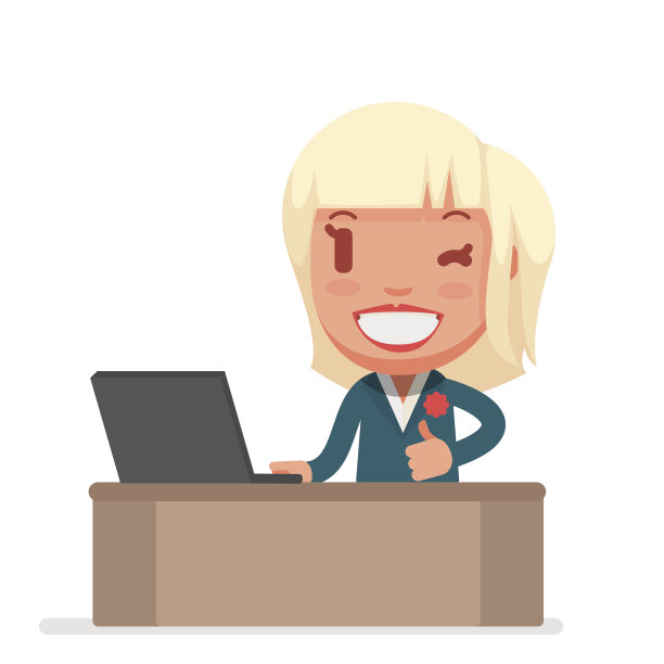 可爱的商业女性图片下载